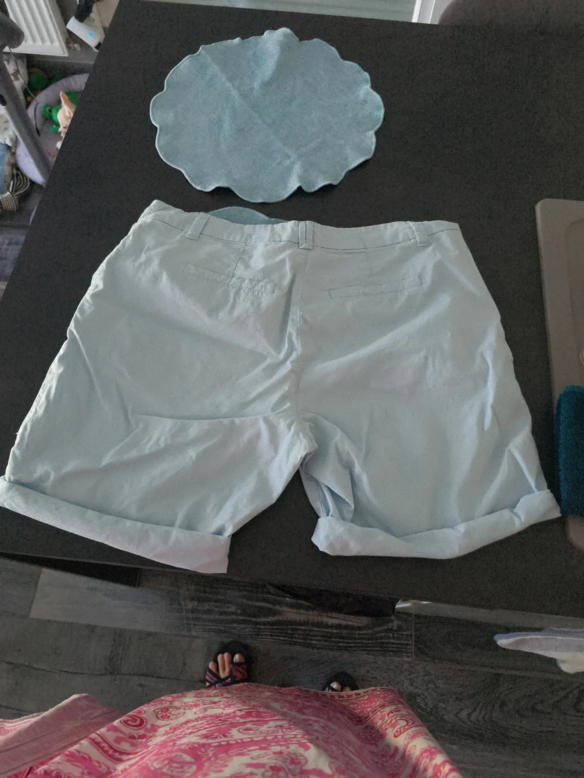 Short azul cielo elástico – photo 7